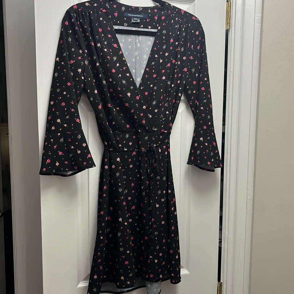 French Connection Floral Wrap Dress